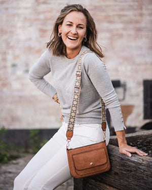 LOUENHIDE Lizzie Crossbody Bag - Honey HANDBAG - Zabecca Living