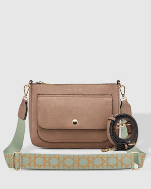 LOUENHIDE Lizzie Crossbody Bag - Mocha HANDBAG - Zabecca Living