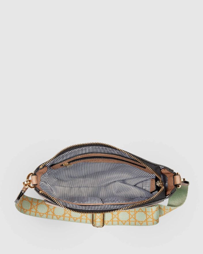 LOUENHIDE Lizzie Crossbody Bag - Mocha HANDBAG - Zabecca Living