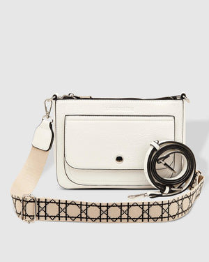 LOUENHIDE Lizzie Crossbody Bag - White HANDBAG - Zabecca Living