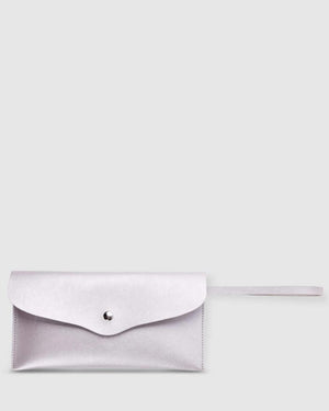 LOUENHIDE Makeup Brush set - Silver COSMETIC PURSE - Zabecca Living