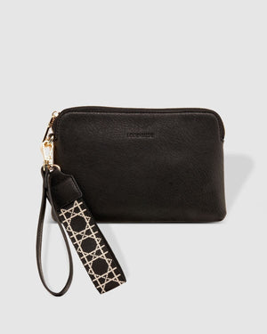 LOUENHIDE Mandy Clutch - Black HANDBAG - Zabecca Living