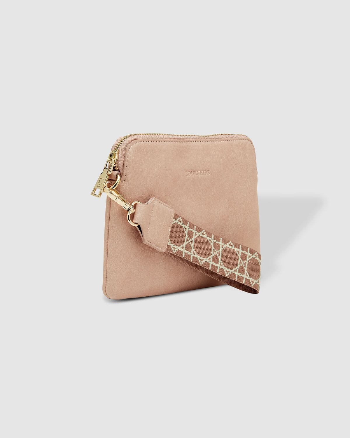 LOUENHIDE Mandy Clutch - Blush HANDBAG - Zabecca Living