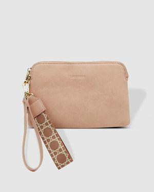LOUENHIDE Mandy Clutch - Blush HANDBAG - Zabecca Living