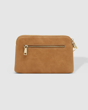LOUENHIDE Mandy Clutch - Camel HANDBAG - Zabecca Living