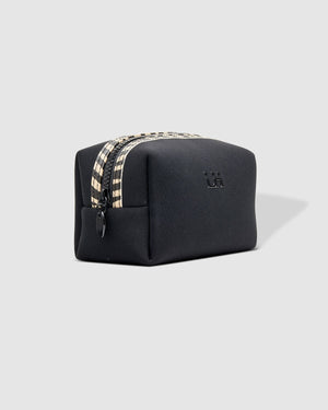 LOUENHIDE Mombasa Cosmetic Case - Neoprene Black COSMETIC BAG - Zabecca Living