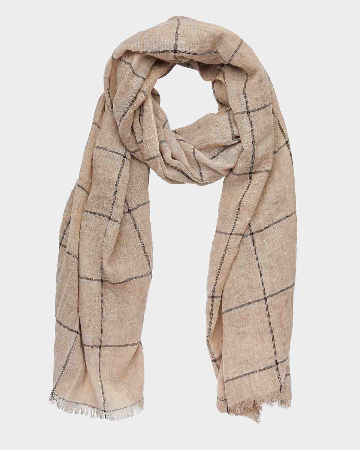LOUENHIDE Monique Scarf - Beige scarf - Zabecca Living