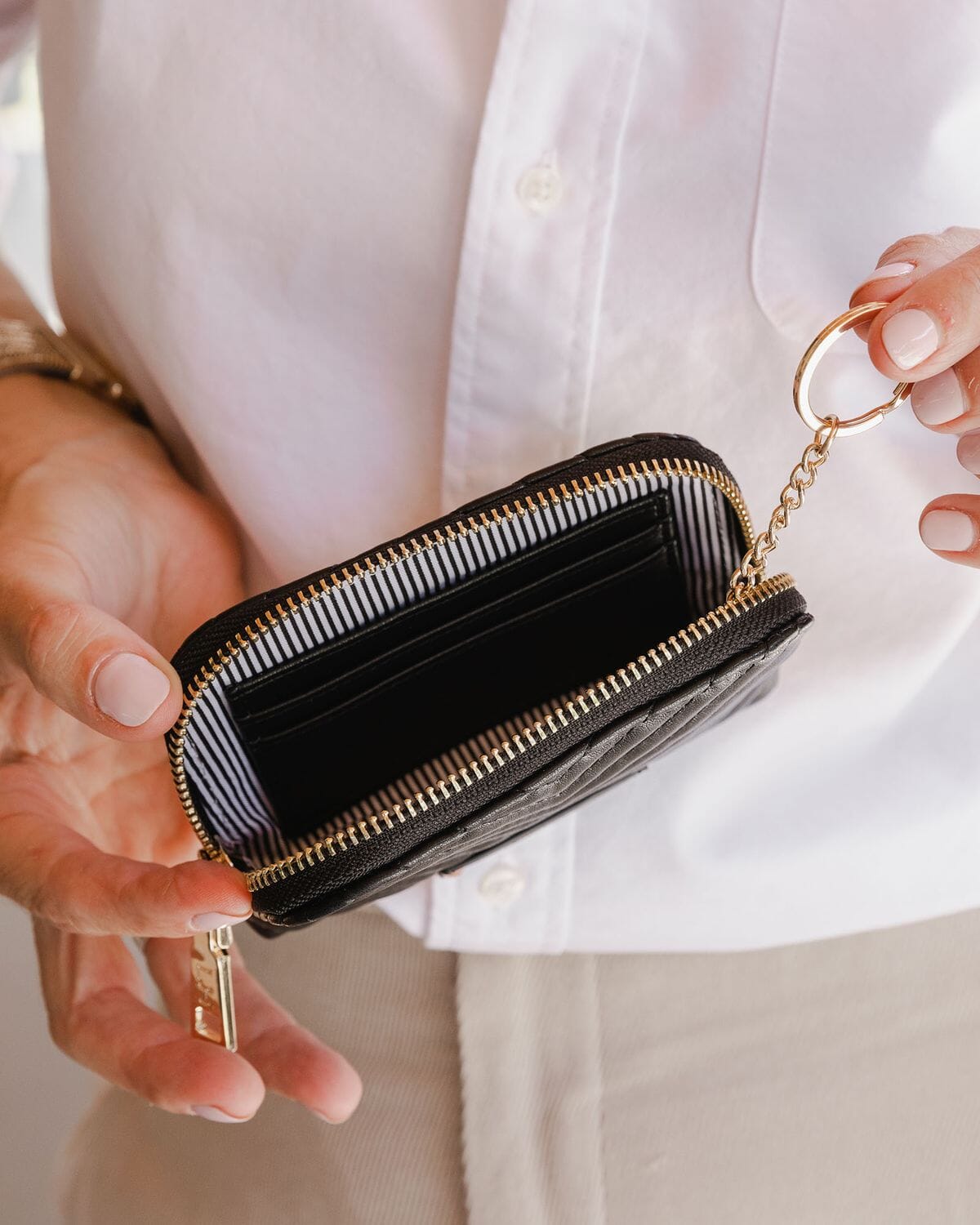 LOUENHIDE Nina Quilted Purse - Black Purse - Zabecca Living