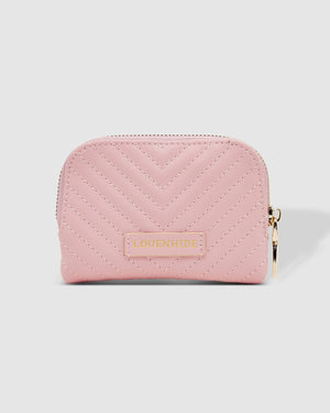 LOUENHIDE Nina Quilted Purse - Pale Pink Purse - Zabecca Living