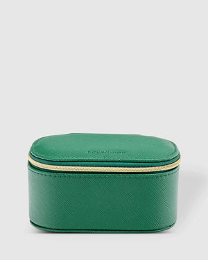 LOUENHIDE Olive Jewellery Box - Forest Green Jewellery Box - Zabecca Living
