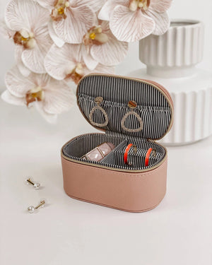 LOUENHIDE Olive Jewellery Box - Nude Jewellery Box - Zabecca Living