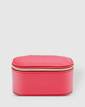 LOUENHIDE Olive Jewellery Box - Raspberry Jewellery Box - Zabecca Living