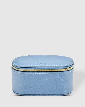 LOUENHIDE Olive Jewellery Box - Wedgewood Blue Jewellery Box - Zabecca Living