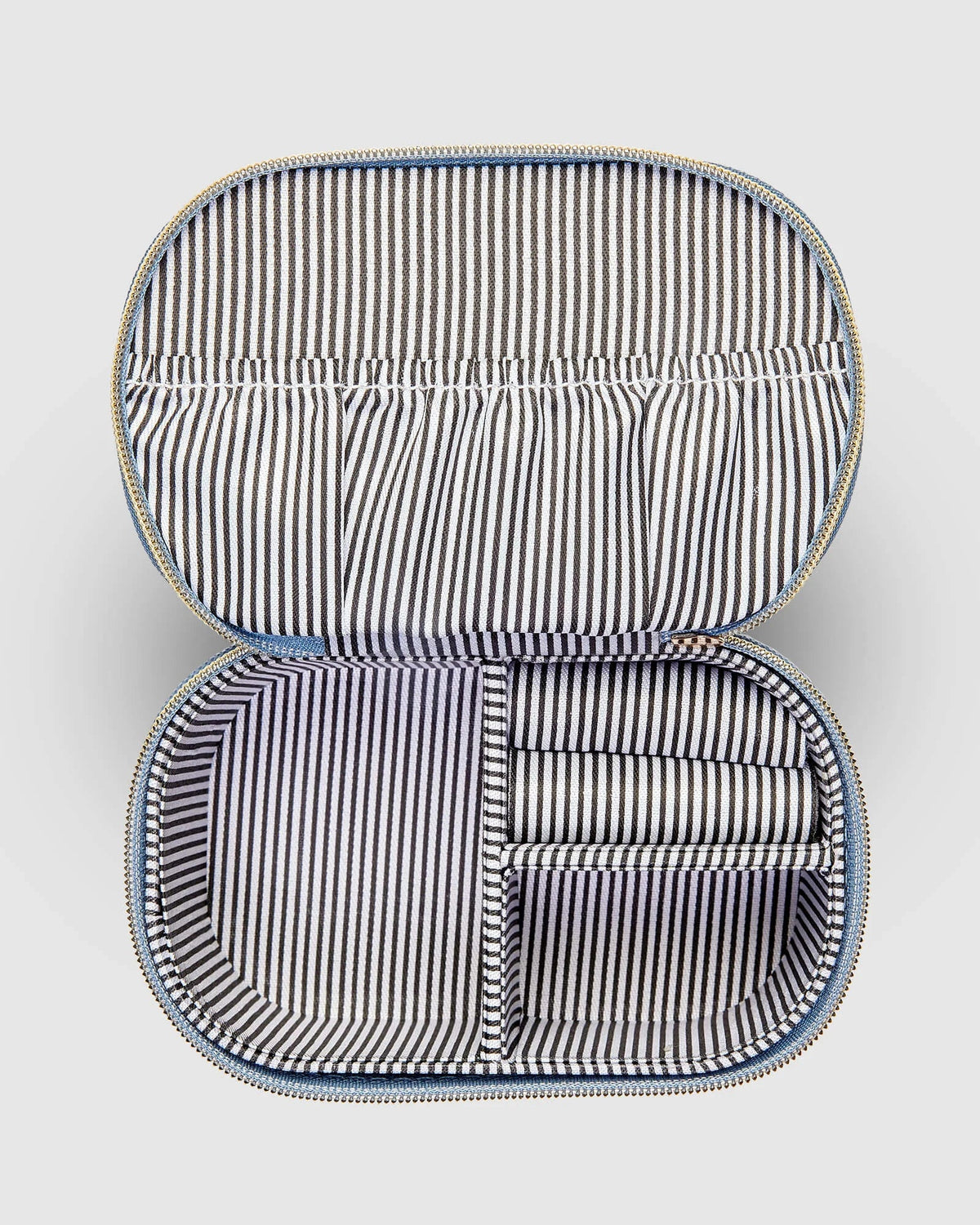 LOUENHIDE Olive Jewellery Box - Wedgewood Blue Jewellery Box - Zabecca Living