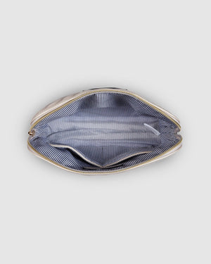 LOUENHIDE Positano Cosmetic Case - Pearl White COSMETIC BAG - Zabecca Living