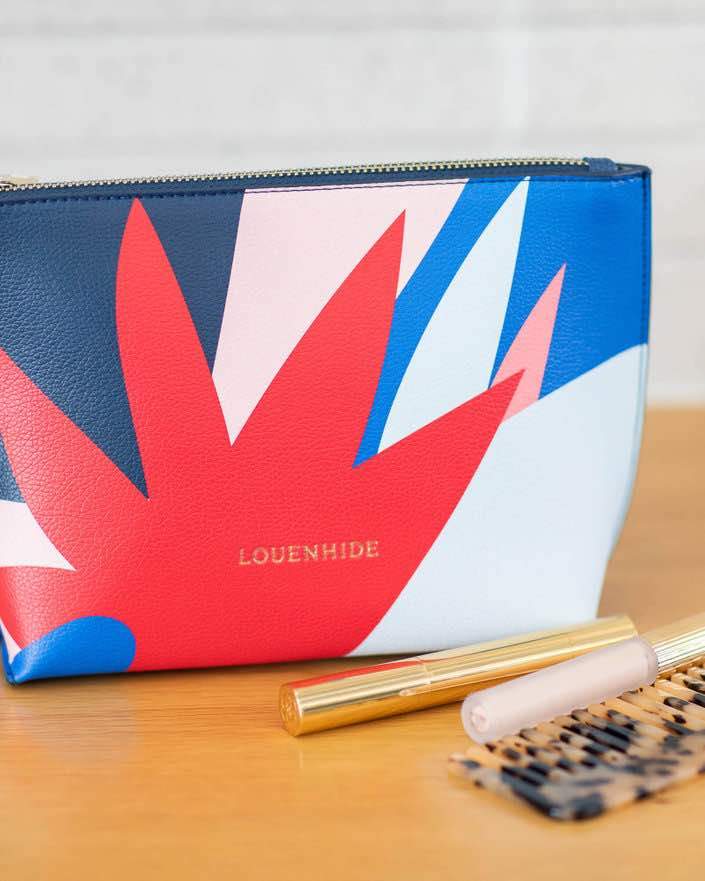 LOUENHIDE Saskia Case - Blue, Red COSMETIC PURSE - Zabecca Living
