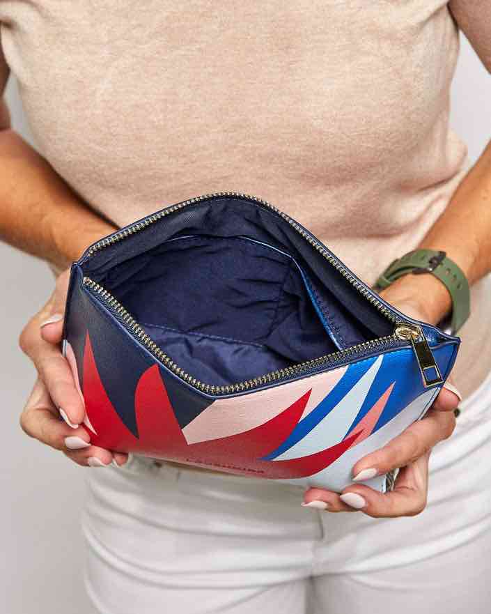 LOUENHIDE Saskia Case - Blue, Red COSMETIC PURSE - Zabecca Living