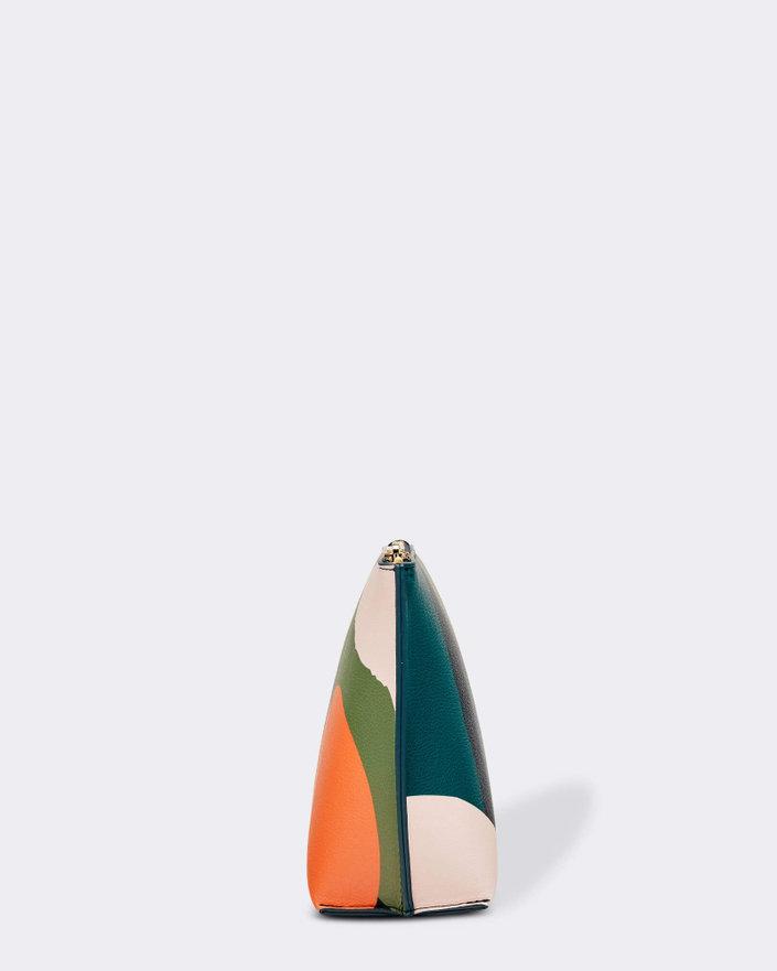LOUENHIDE Saskia Case - Green, Orange COSMETIC PURSE - Zabecca Living