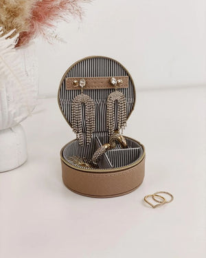 LOUENHIDE Sisco Jewellery Box - Coffee Jewellery Box - Zabecca Living