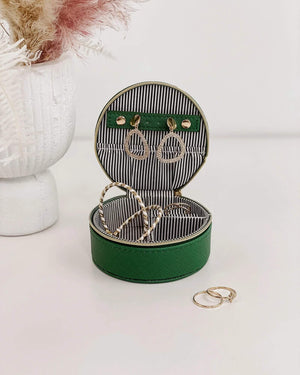 LOUENHIDE Sisco Jewellery Box - Forest Green Jewellery Box - Zabecca Living