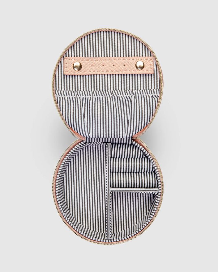 LOUENHIDE Sisco Jewellery Box - Nude Jewellery Box - Zabecca Living