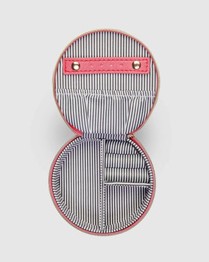 LOUENHIDE Sisco Jewellery Box - Raspberry Jewellery Box - Zabecca Living