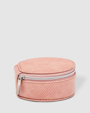 LOUENHIDE Sisco Lizard Jewellery Box - Blush Jewellery Box - Zabecca Living