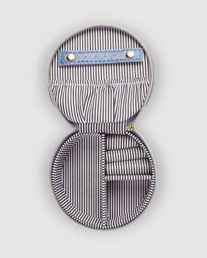 LOUENHIDE Sisco Lizard Jewellery Box - Denim Jewellery Box - Zabecca Living