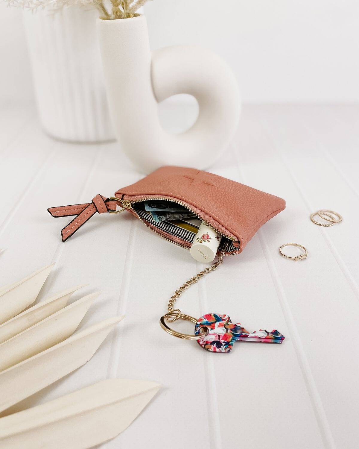 LOUENHIDE Star Purse - Peach WALLET - Zabecca Living