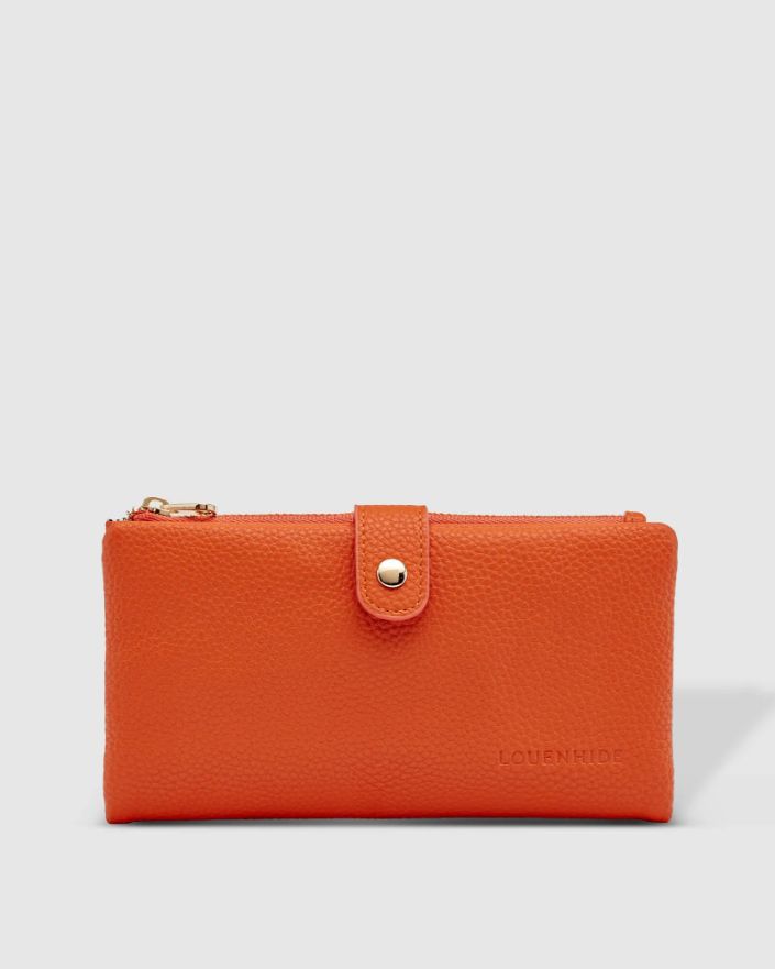 LOUENHIDE Stella Wallet - Tangerine WALLET - Zabecca Living