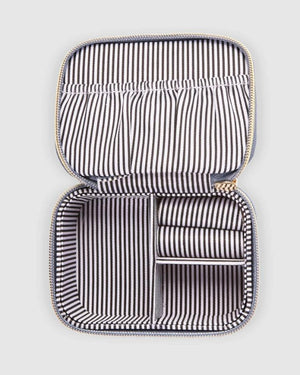 LOUENHIDE Suzie Lizard Jewellery Box - Denim Jewellery Box - Zabecca Living
