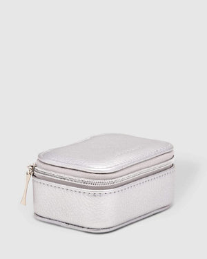 LOUENHIDE Suzie Lizard Jewellery Box - Silver Jewellery Box - Zabecca Living