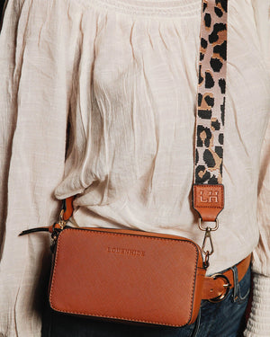 LOUENHIDE Tyler Camo Guitar Strap - Camel HANDBAG - Zabecca Living