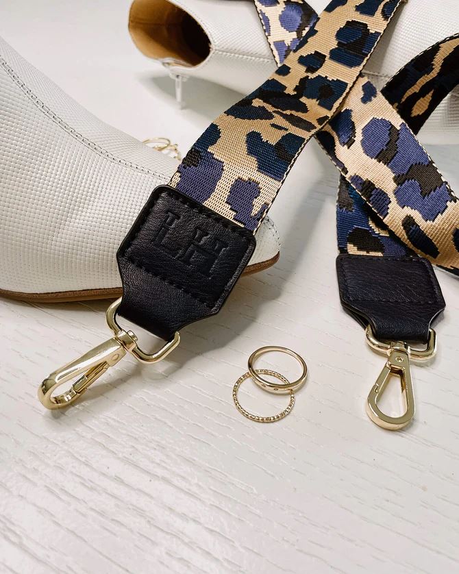 LOUENHIDE Tyler Camo Guitar Strap - Navy HANDBAG - Zabecca Living