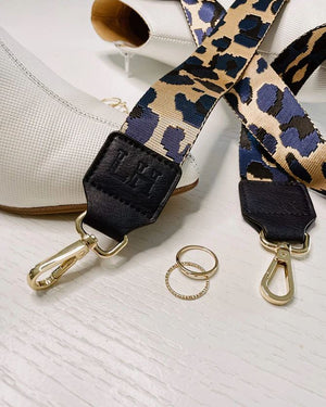 LOUENHIDE Tyler Camo Guitar Strap - Navy HANDBAG - Zabecca Living