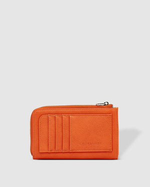 LOUENHIDE Tyra Cardholder - Tangerine WALLET - Zabecca Living