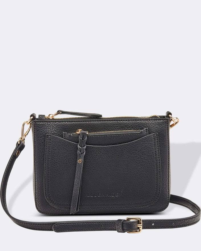 LOUENHIDE Venice Crossbody bag - Black HANDBAG - Zabecca Living