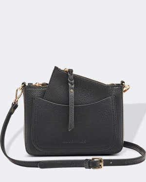 LOUENHIDE Venice Crossbody bag - Black HANDBAG - Zabecca Living