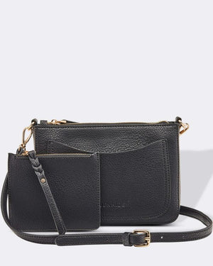 LOUENHIDE Venice Crossbody bag - Black HANDBAG - Zabecca Living