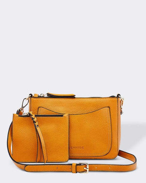 LOUENHIDE Venice Crossbody bag - Mustard HANDBAG - Zabecca Living