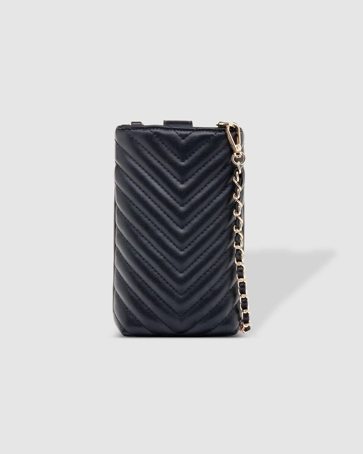 LOUENHIDE Vera Quilted Phone Crossbody Bag - Black HANDBAG - Zabecca Living