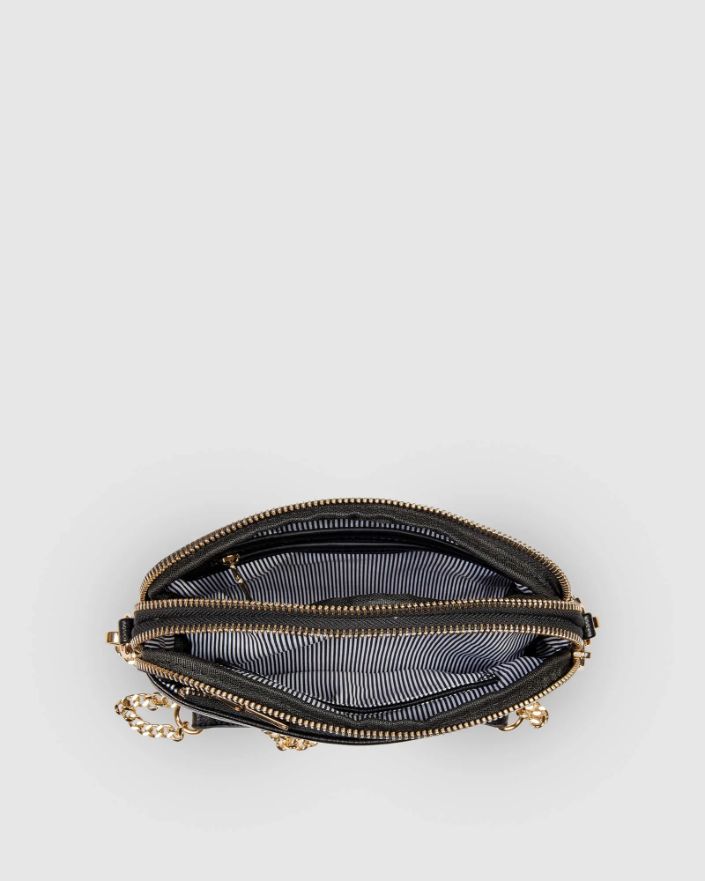 LOUENHIDE Zara Crossbody Bag - Black HANDBAG - Zabecca Living