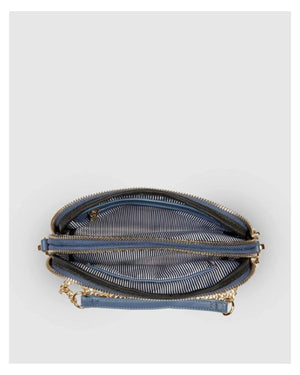LOUENHIDE Zara Crossbody Bag - Steel Blue HANDBAG - Zabecca Living
