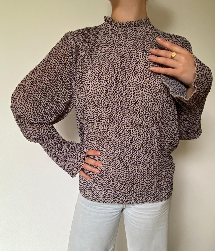 LOVE FROM ITALY Hail Spot Blouse Shirts & Blouses - Zabecca Living