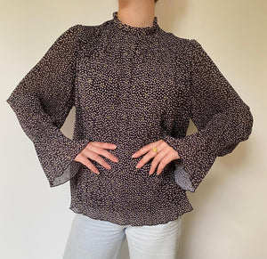 LOVE FROM ITALY Hail Spot Blouse Shirts & Blouses - Zabecca Living