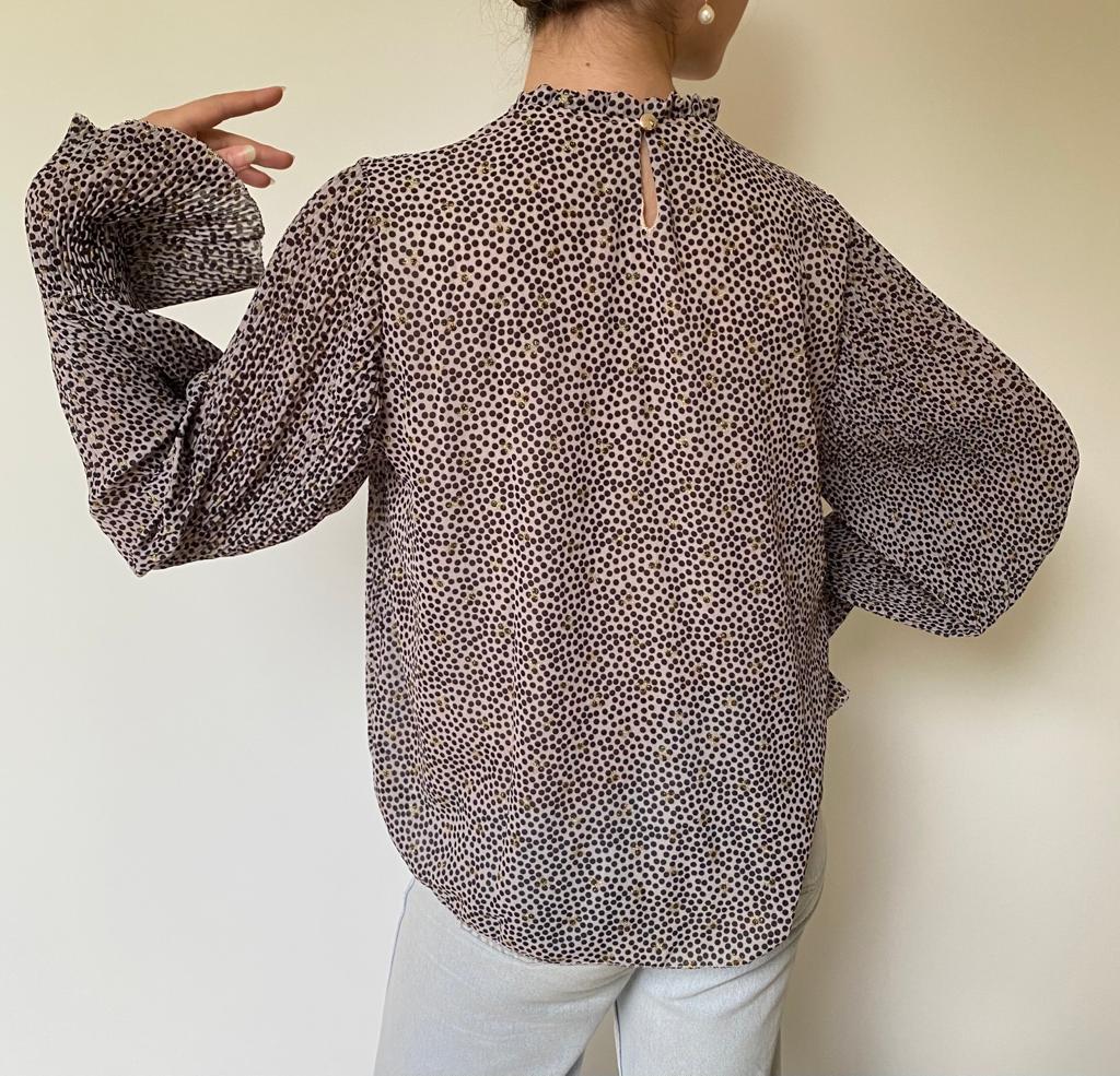 LOVE FROM ITALY Hail Spot Blouse Shirts & Blouses - Zabecca Living