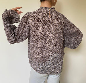LOVE FROM ITALY Hail Spot Blouse Shirts & Blouses - Zabecca Living