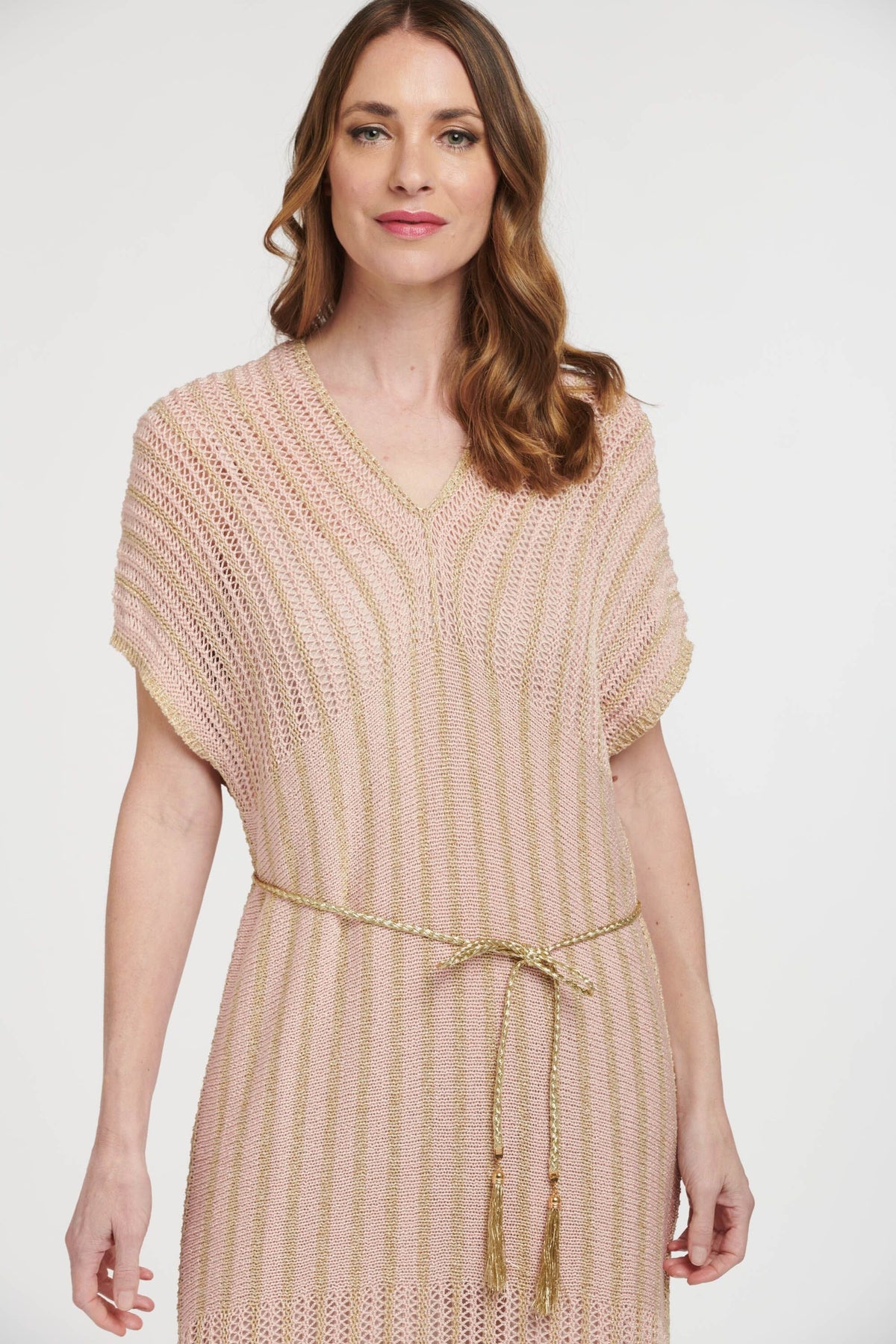 LOVE FROM ITALY Lurex Maxi Dress - Vanilla Gold Dress - Zabecca Living