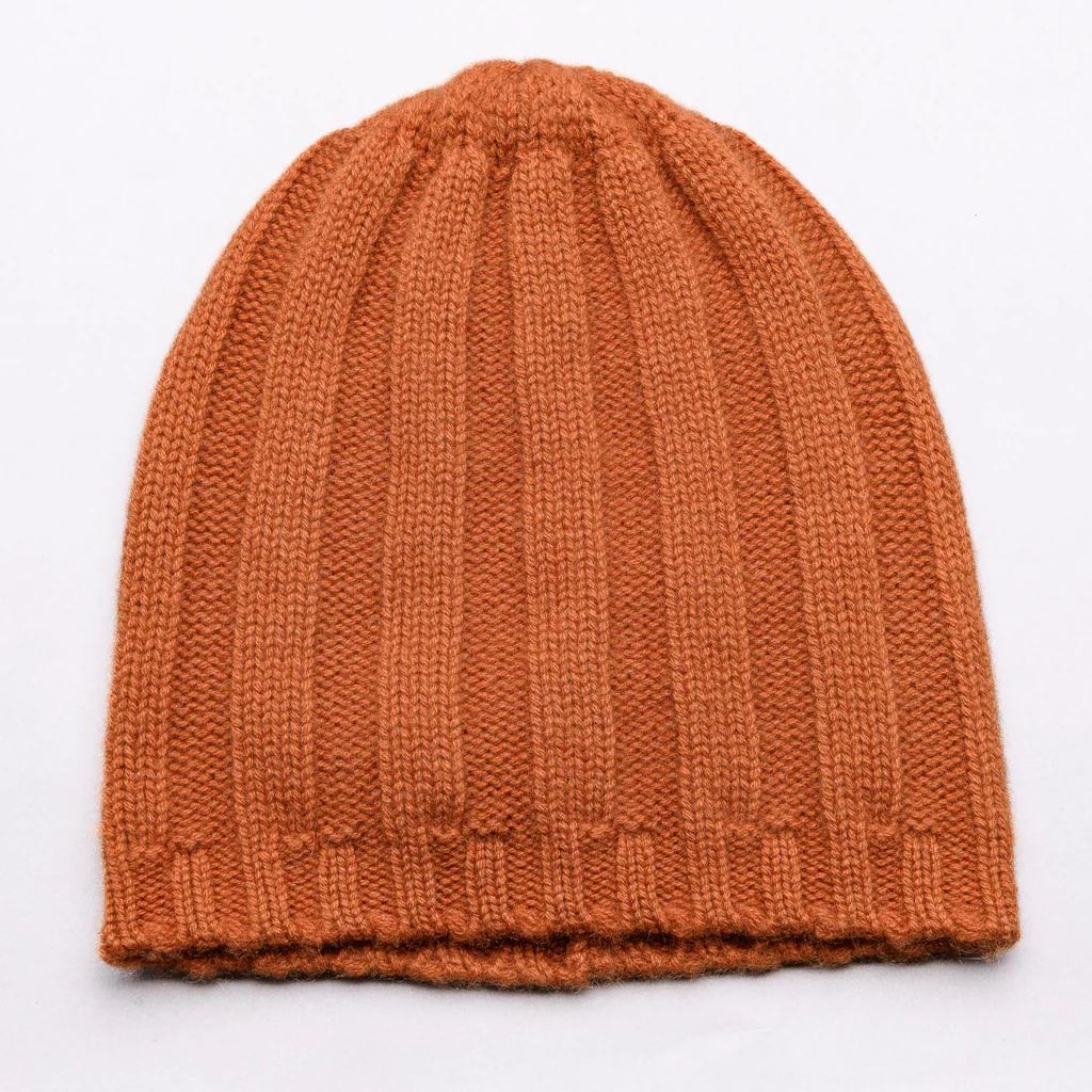 LOVE KATE Hudson Cashmere Jumbo Rib Beanie - Treacle Beanie - Zabecca Living