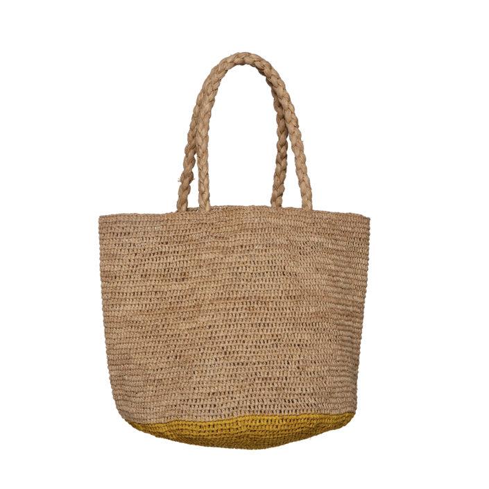 MADE IN MADA Jacotte Bag - Yellow bag - Zabecca Living